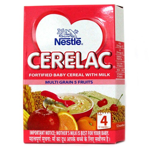 Nestle Cerelac Stage 4 Multi Grain 5 Fruits 300 gm Carton